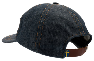 Handcrafted organic indigo dad hat - Baseball cap