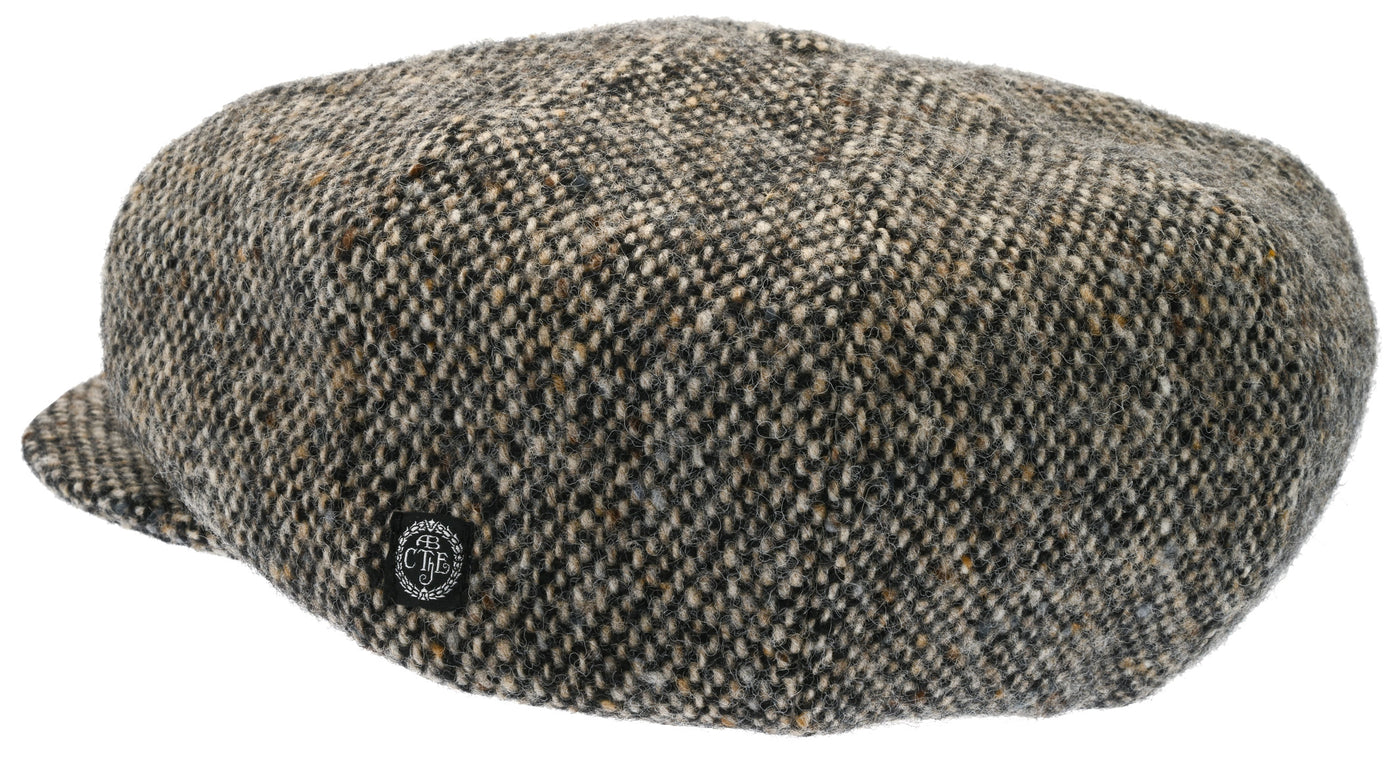 Heritage Grey Gatsby cap in Tweed. 1920 style