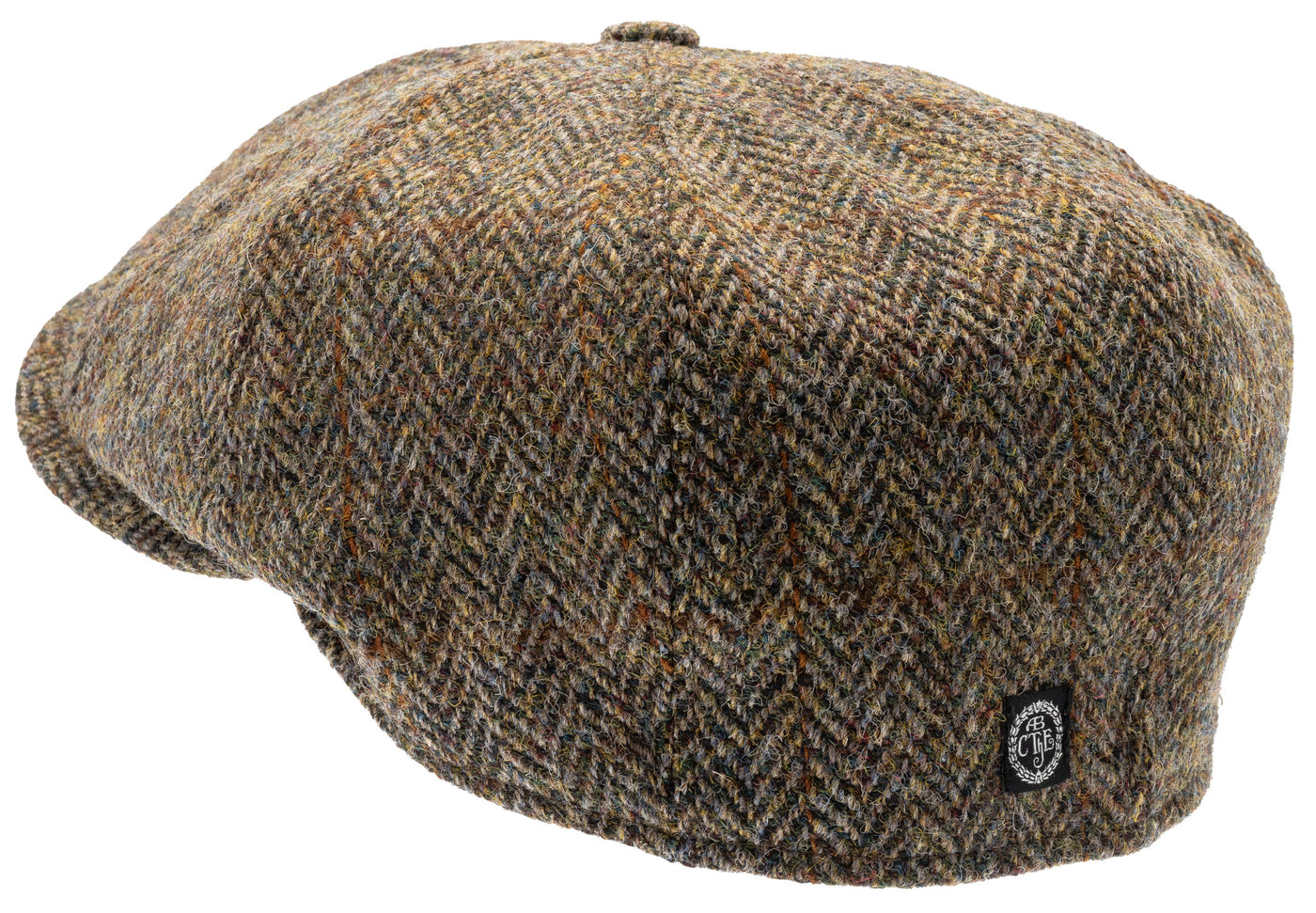 Aaron Harris Tweed Green Newsboy cap