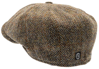 Aaron Harris Tweed Green Newsboy cap
