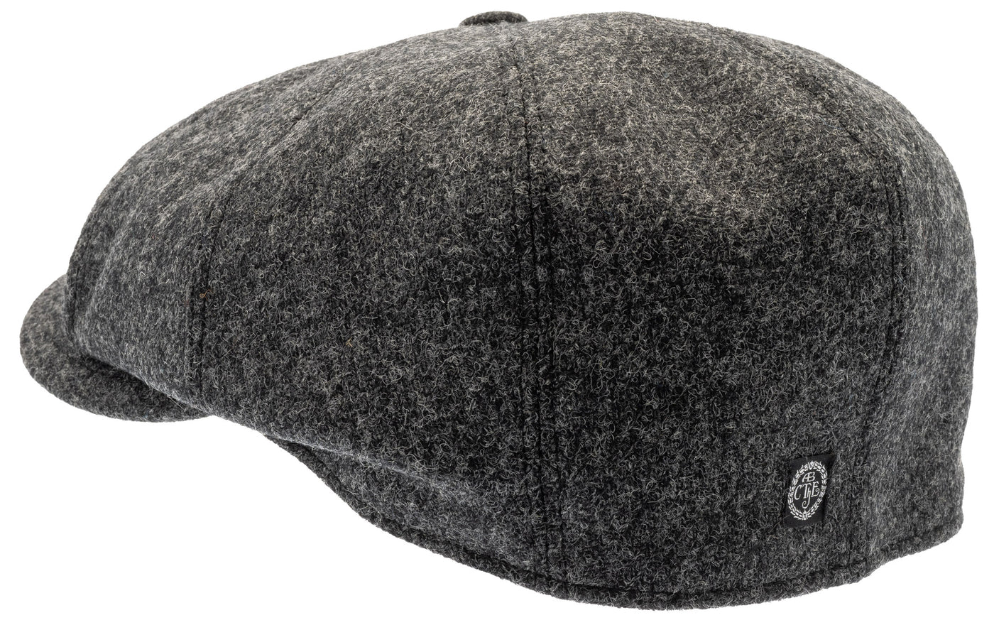 Aaron Moon Shetland Graphite Newsboy cap