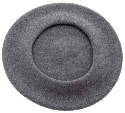 Amelie Wool Beret Dark Grey Melange