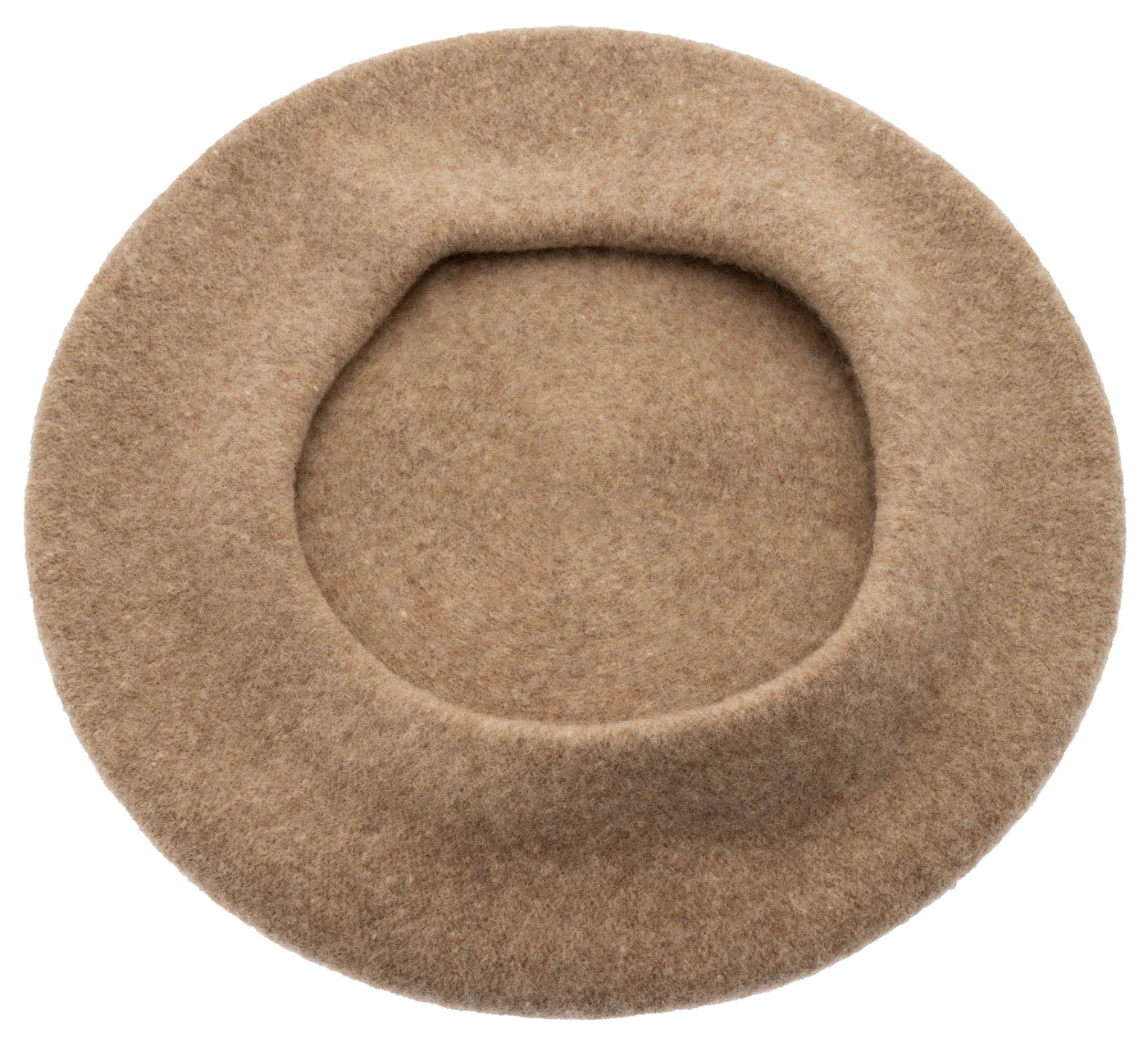 Amelie Wool Beret Light Brown Melange