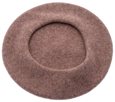 Amelie Wool Beret Old Pink Melange
