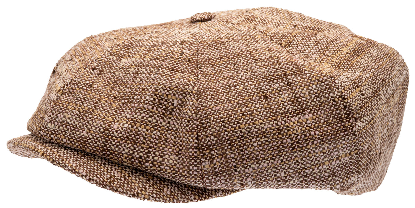 Branson Boucle Brown - Newsboy silk cap – CTH Ericson of Sweden