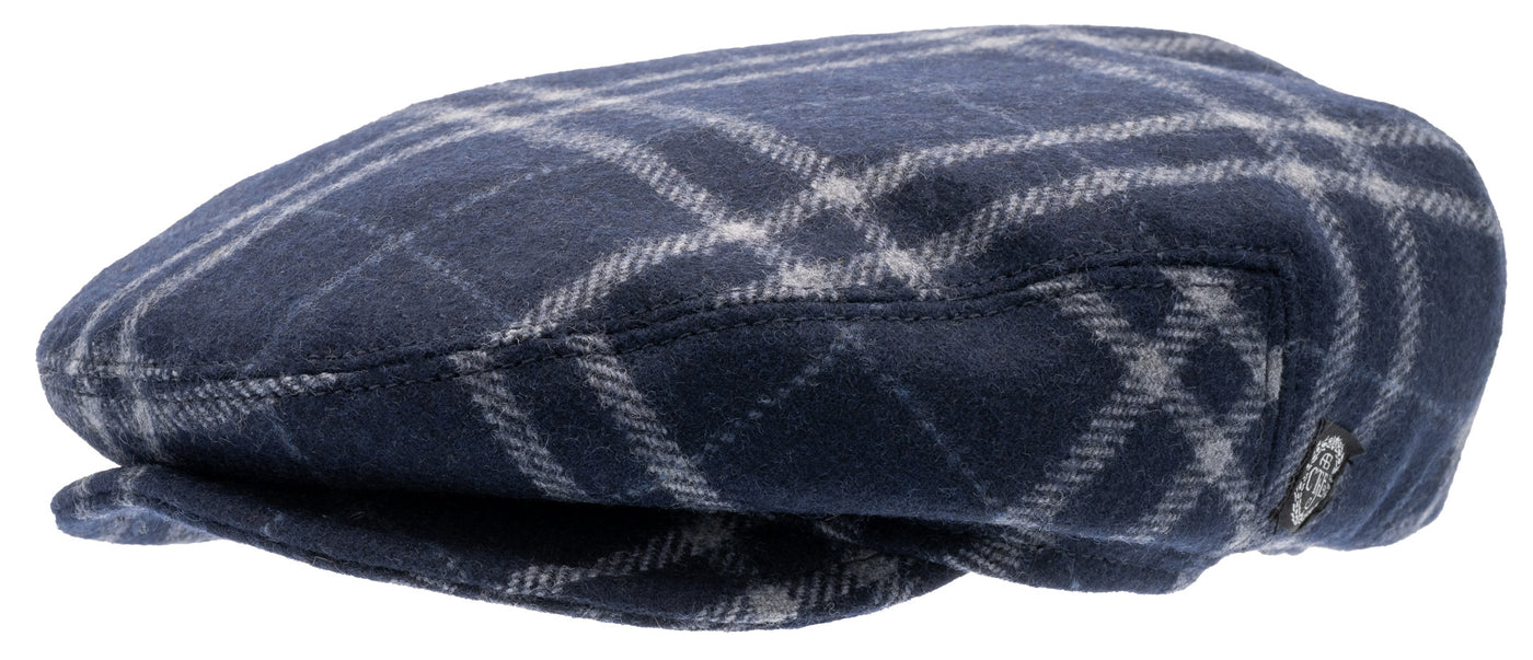 Blue Tartan Flat cap for Kids