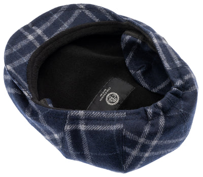 Blue Tartan Ivy cap for Kids