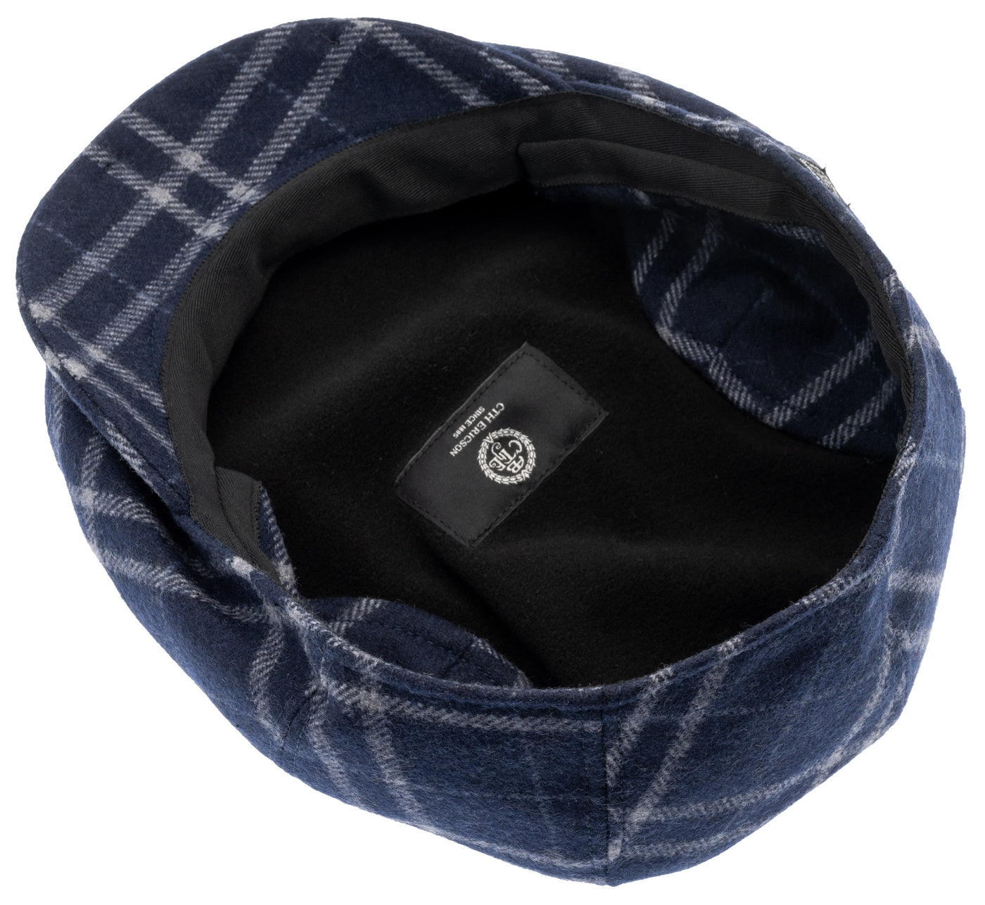 Blå vinterkeps med fleecefoder