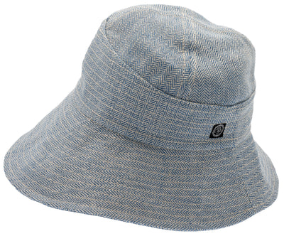 Blå sommar hatt 