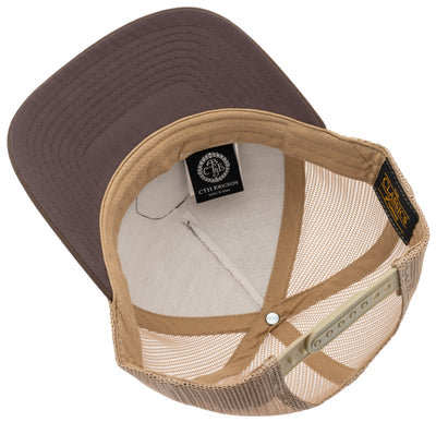 Logo Trucker Cap Brown/Khaki