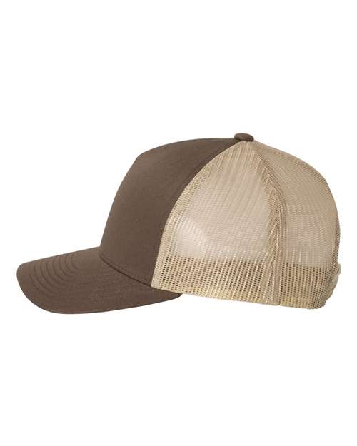 Brun/Khaki 5-Panels Truckerkeps