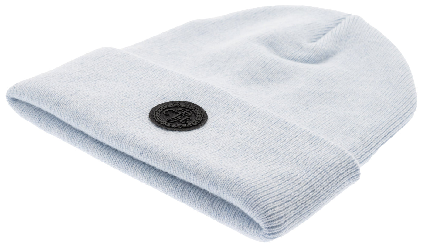 Luca Knitted Beanie - Light Blue