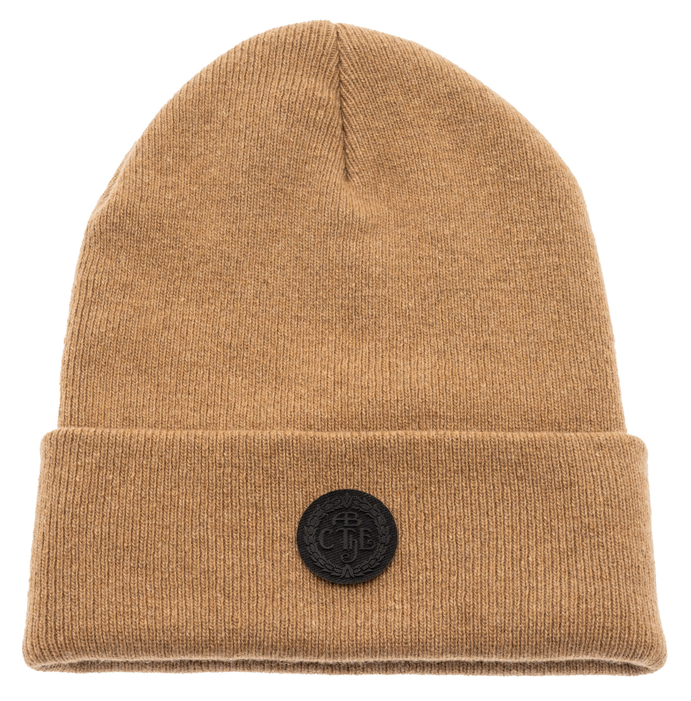 Knitted Beanie - Caramel brown