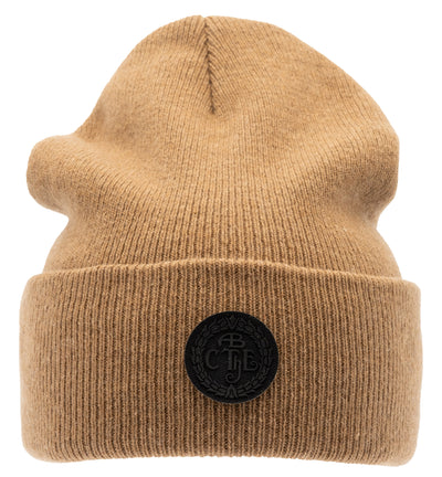 Luca Knitted Beanie - Caramel
