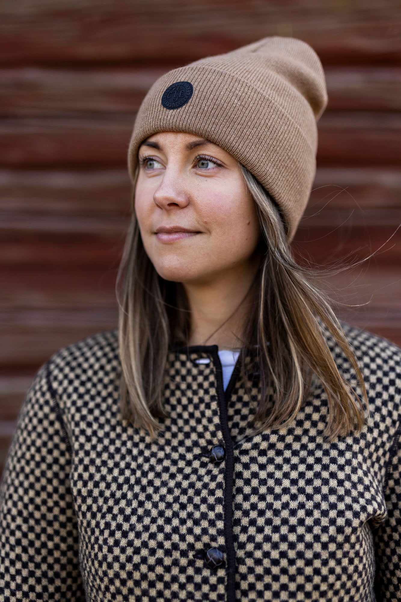 Luca Knitted Beanie - Light Grey