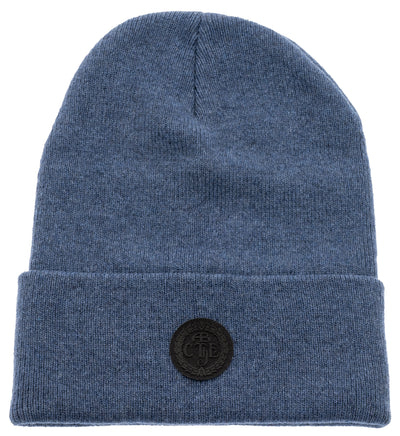Luca Knitted Beanie - Denim Blue
