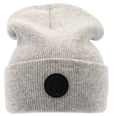 Luca Knitted Beanie - Light Grey