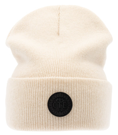 Luca Knitted Beanie - Off-white