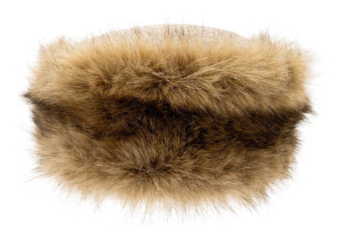 Pillerburk hatt i brun päls