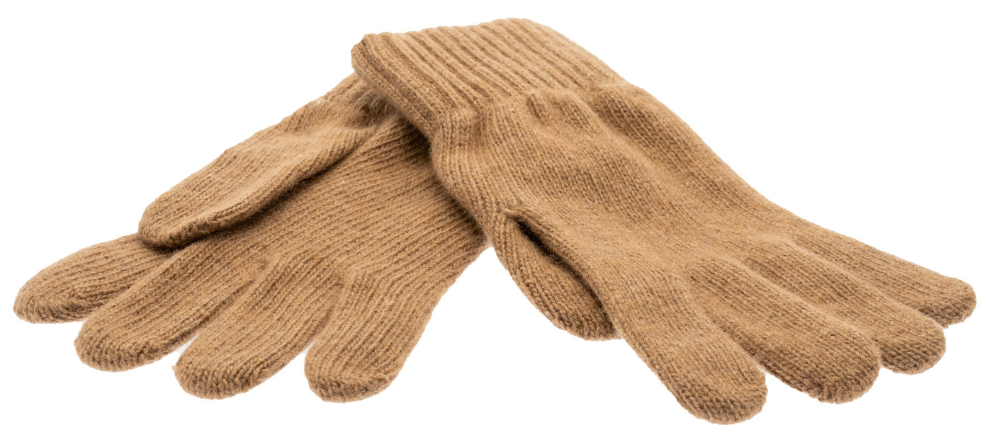 Mitty Knitted Gloves- Caramel