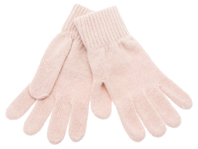  Light Pink Knitted Gloves