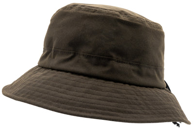 Grön Jakthatt i vaxad bommul