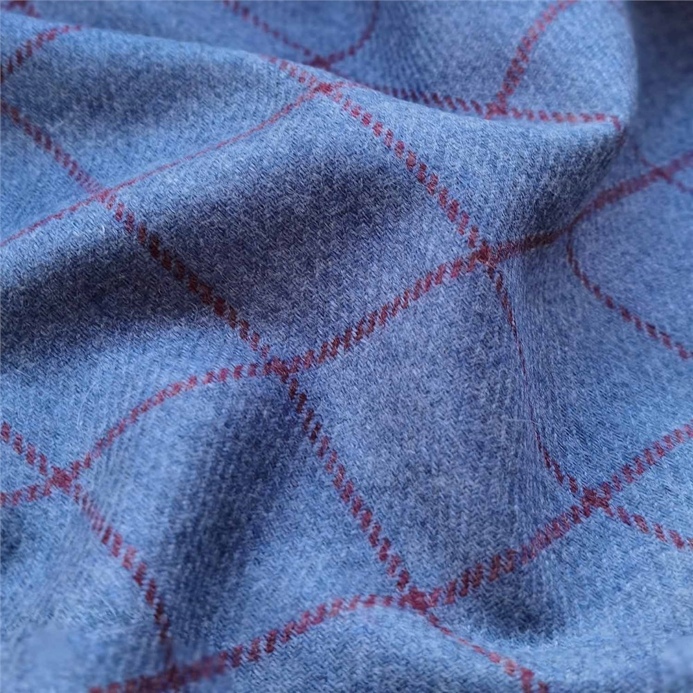 Sanna Donegal Windowpane Blue & Pink