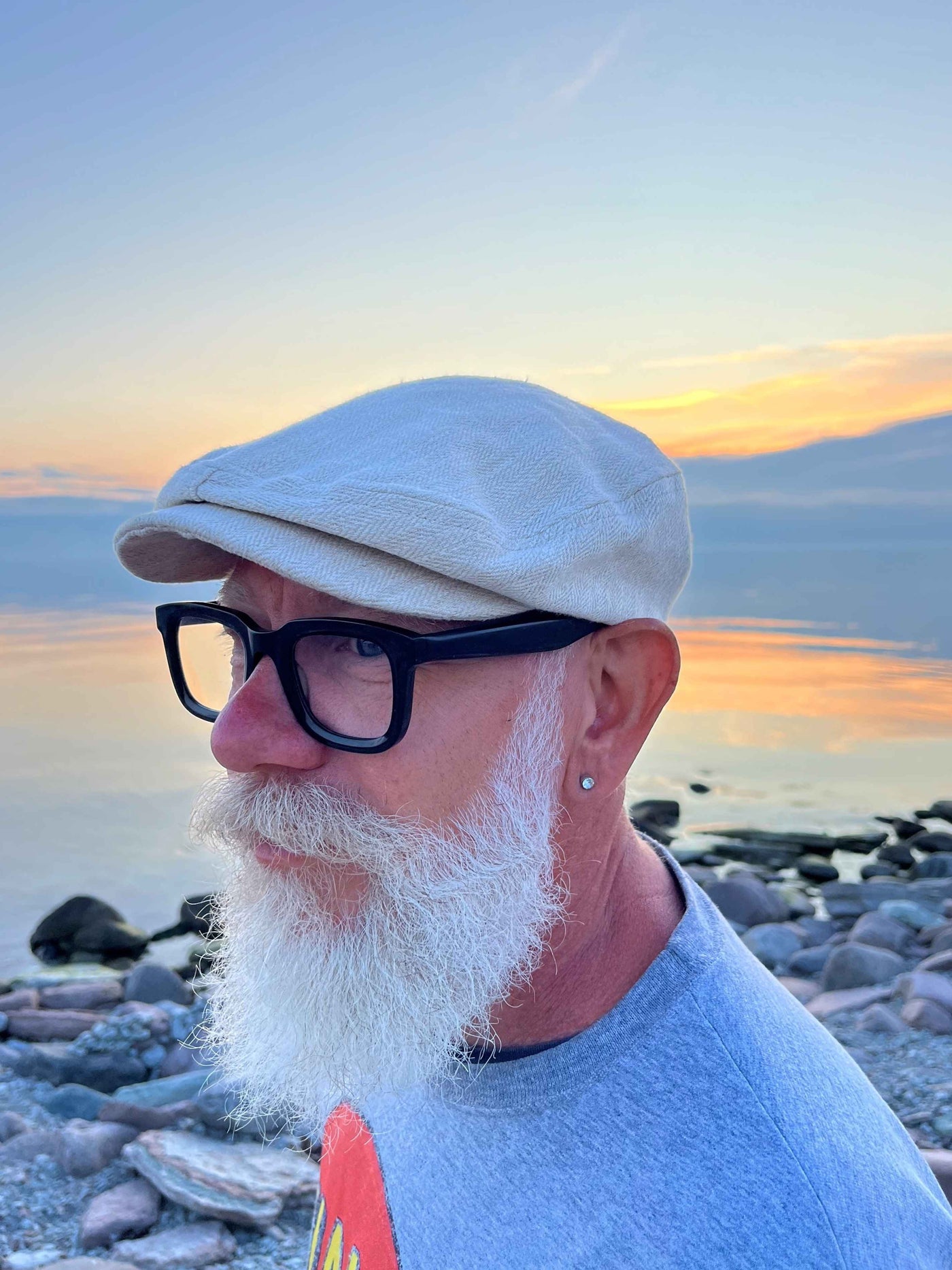 Viktor Herringbone Hemp Natural