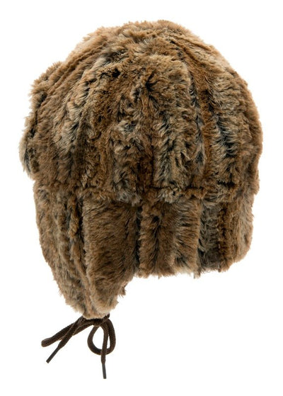 Faux Fur hat - Estrid Jr. Faux fur Brown - CTH MINI