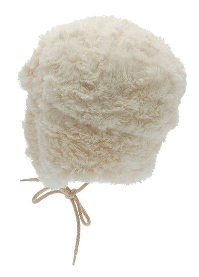 Faux Fur hat - Estrid Jr. Curls off-white - CTH MINI