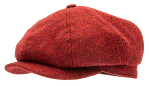 Newsboy cap - Alan Moon Shetland Red - CTH Ericson