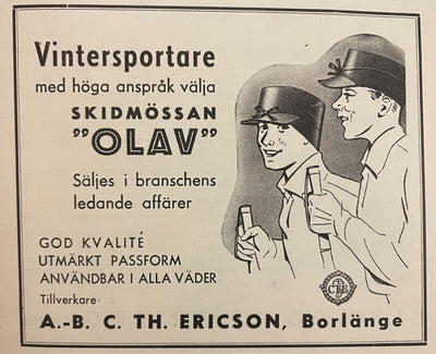 Annons i Skidfrämjandets årsbok 1941