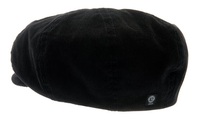 Newsboy cap - Olle Sr. Soft cord Black - CTH Ericson