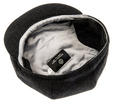 Newsboy cap - Gustav Re-Source Wool Grey - CTH Ericson