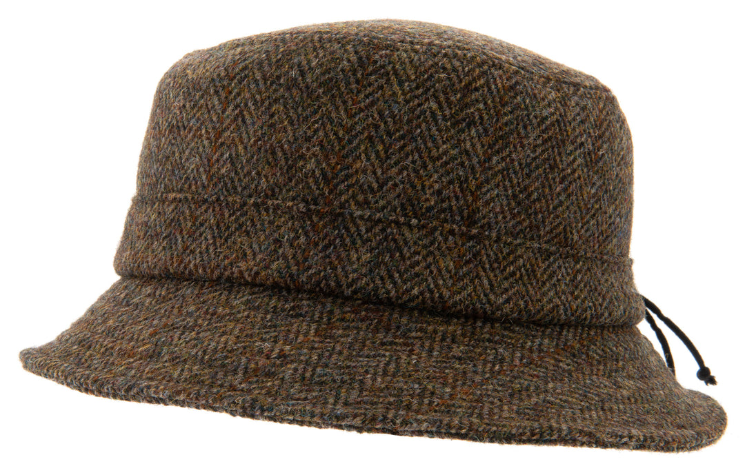 Ian Harris Tweed Hat Green Bucket Hat, Fiskehatt – CTH Ericson
