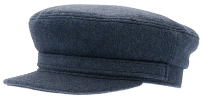 Exclusive blue Breton cap in cashmere 