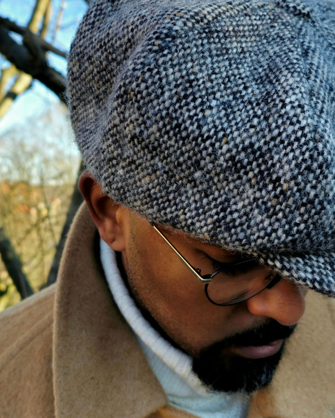 Donegal Tweed Newsboy scroungy Cap