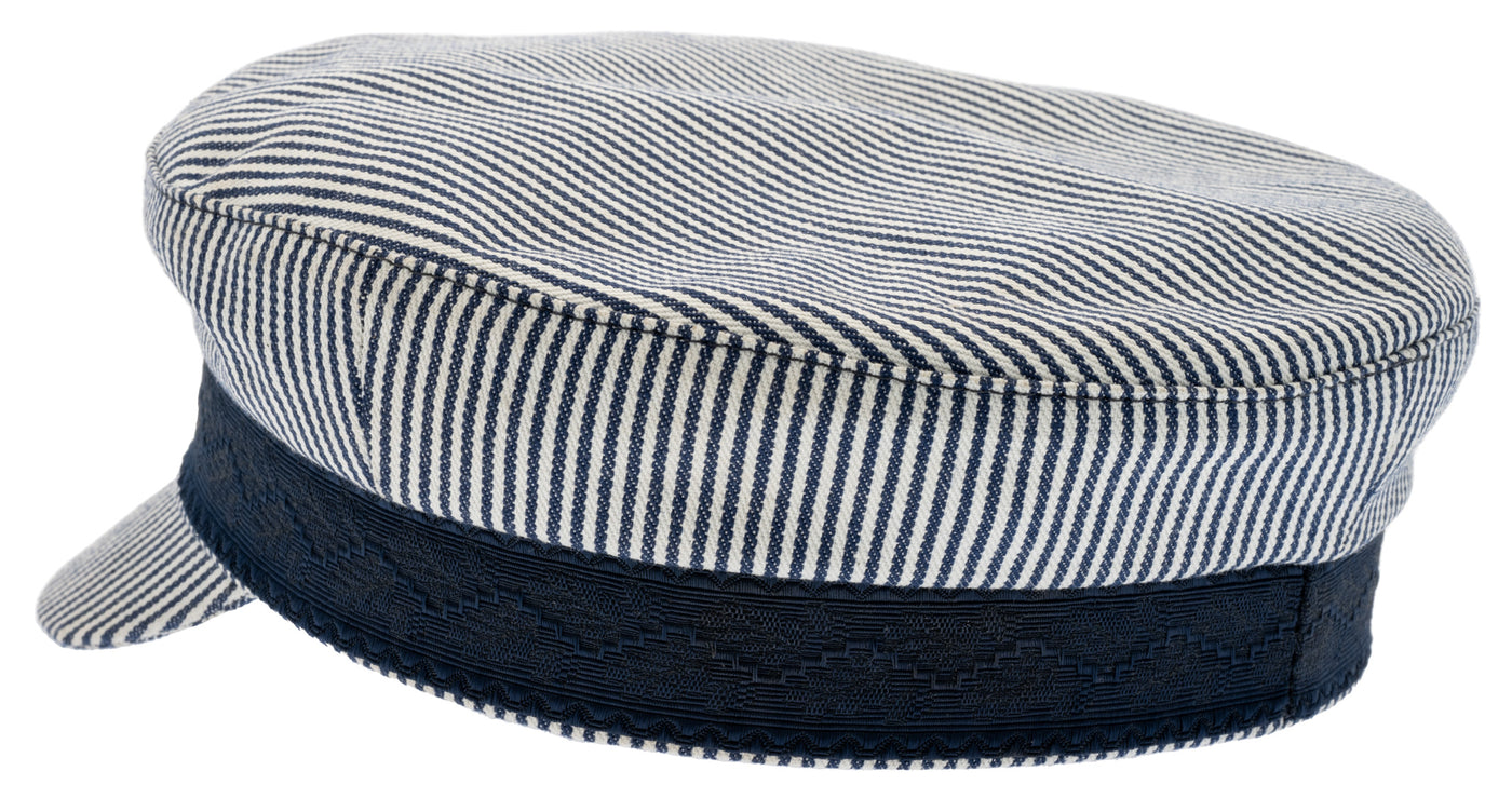 Navy Blue striped Mariners cap