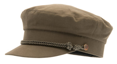 Army Green Fiddler cap, Breton cap - Grön Vegamössa